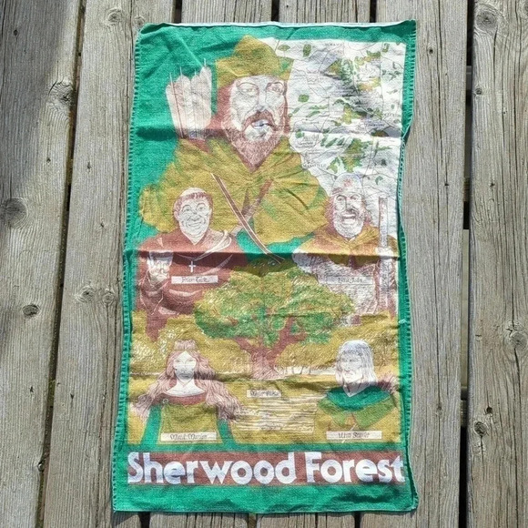 English Life Other - Vintage Robin  Hood Tea Towel